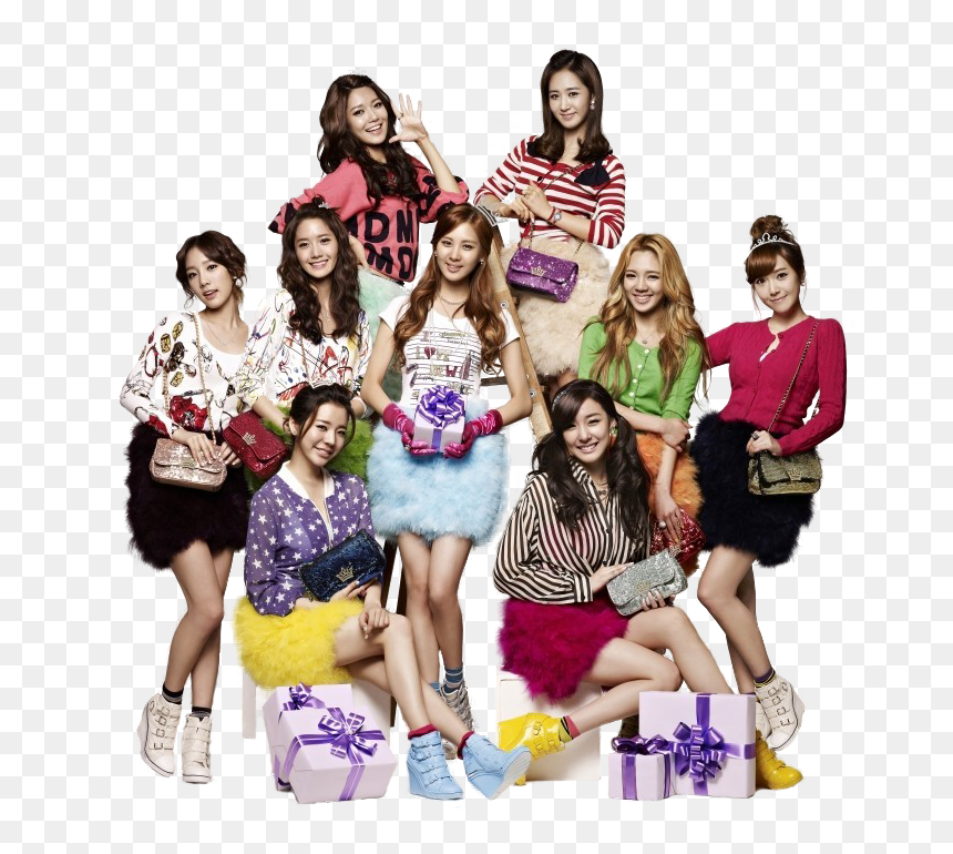 Snsd Transparent Png - Girls Generation 9 Members, Png Download - girls generation png