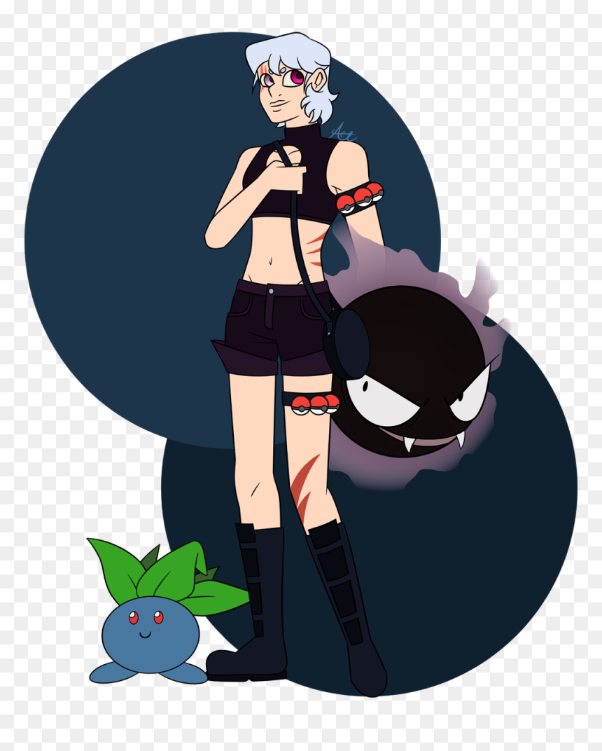♤ace♤ Gotta Catch All Them Good Round Bois Pokemon - Cartoon, HD Png Download - oddish png