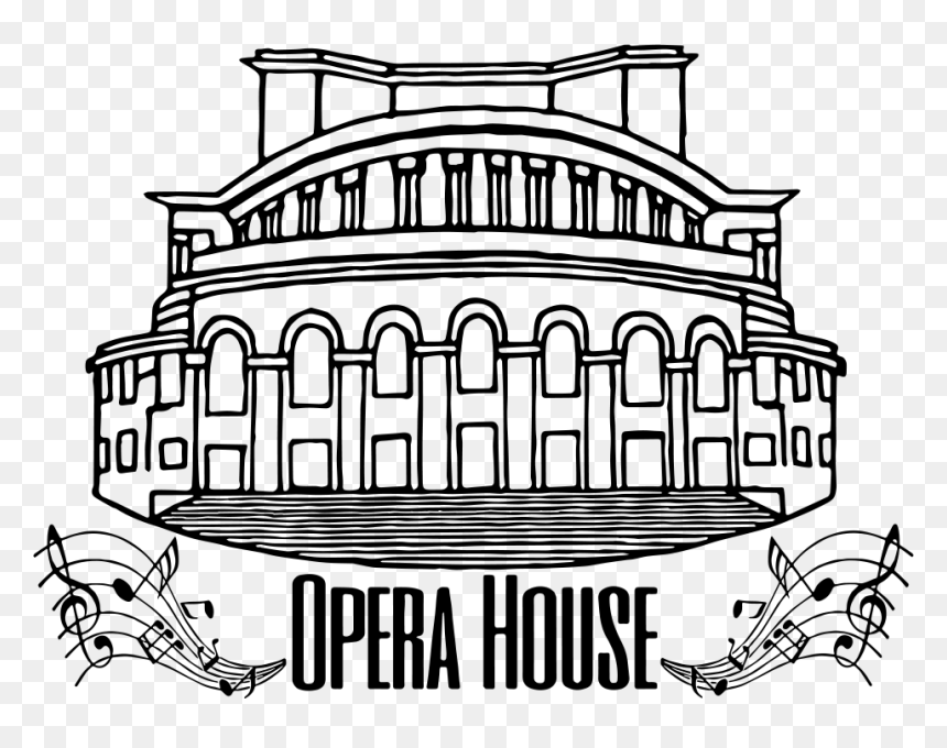 Ftestickers Armenia Opera House Building Architecture - Illustration, HD Png Download - opera png