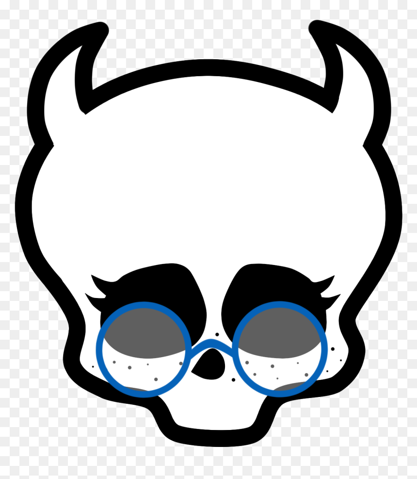 Estelle Is The 16 Year Old Daughter Of An Ala, A Demon - Monster High Png, Transparent Png - demon skull png