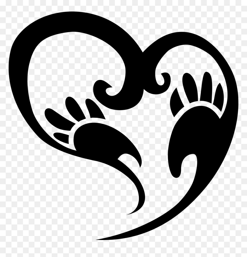 Татуси За Принтиране Лапа, HD Png Download - fairy tail symbol png