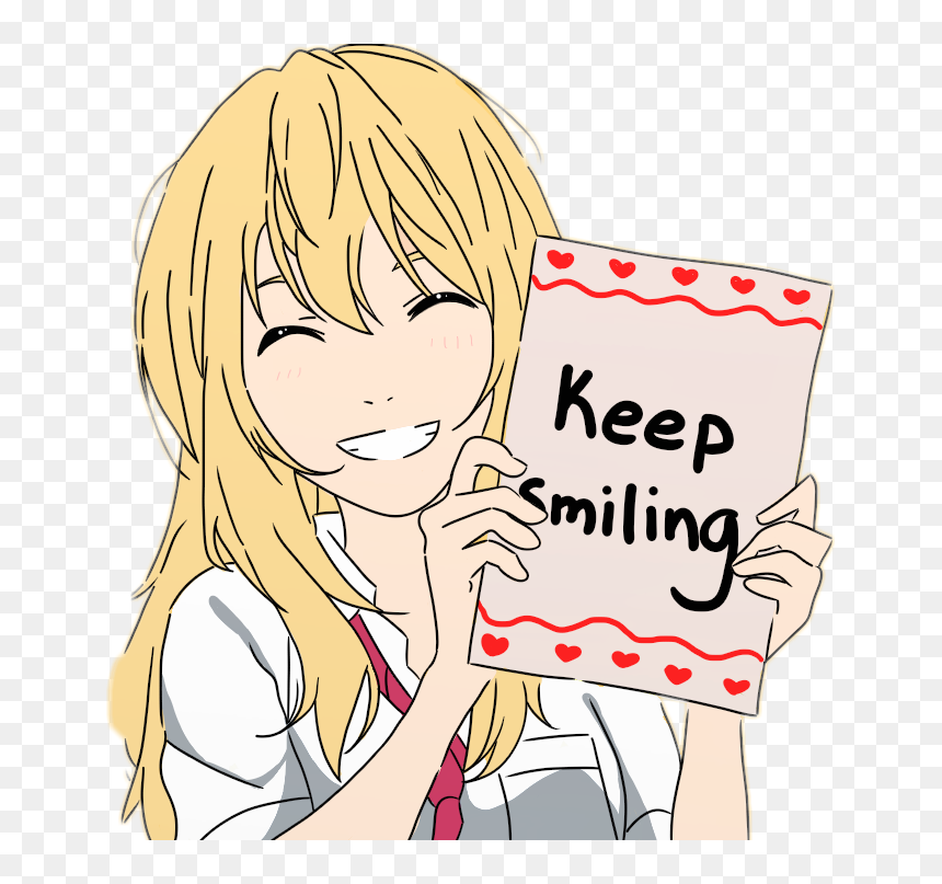 Kaorimiyazono Shigatsuwakiminouso Freetoedit Happy - Kaori Miyazono, HD Png Download - kaori miyazono png