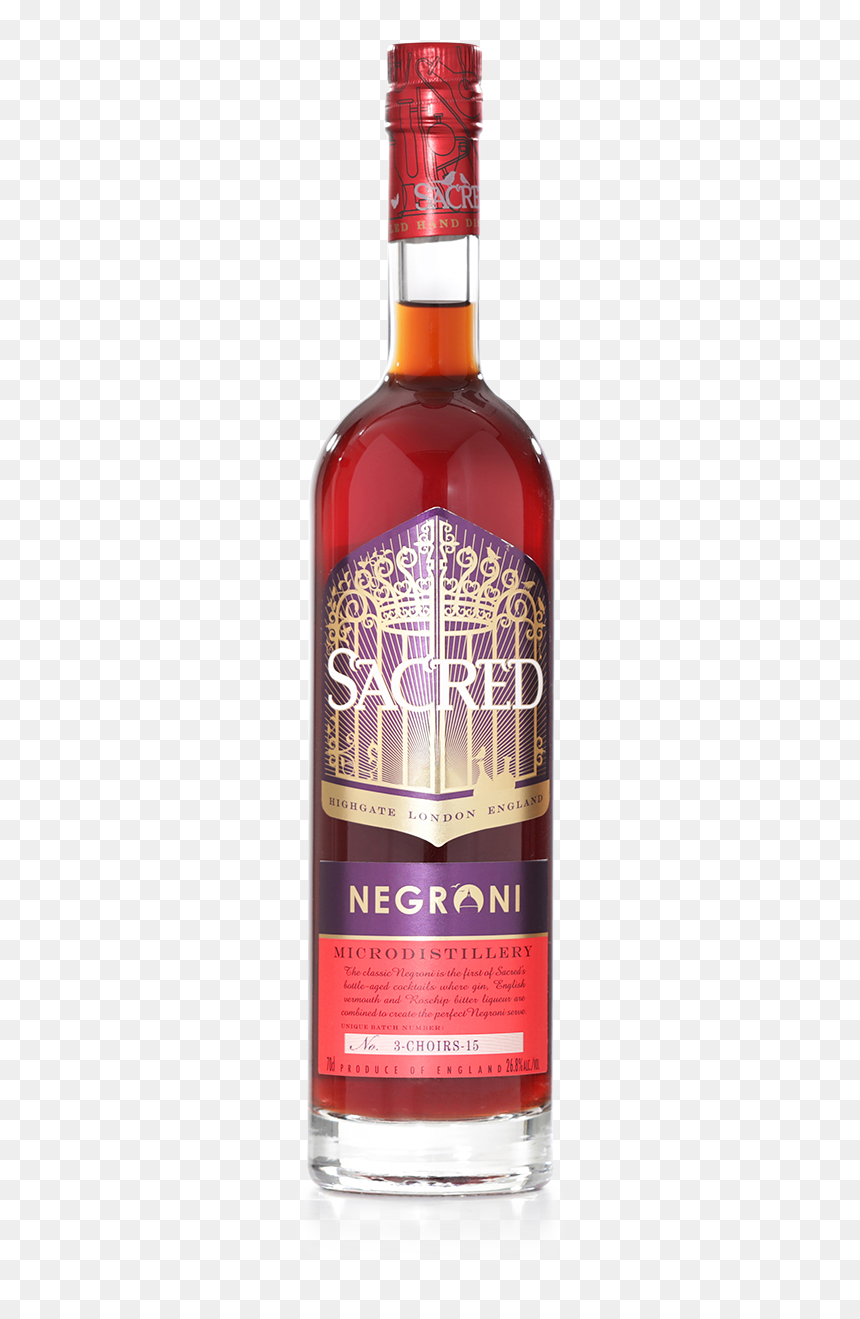 Sacred Bottle-aged Negroni - Sacred Gin Negroni, HD Png Download - alcohol drinks png
