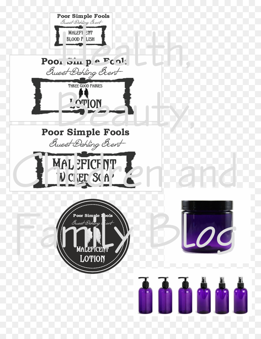 Glass Bottle, HD Png Download - maleficent silhouette png
