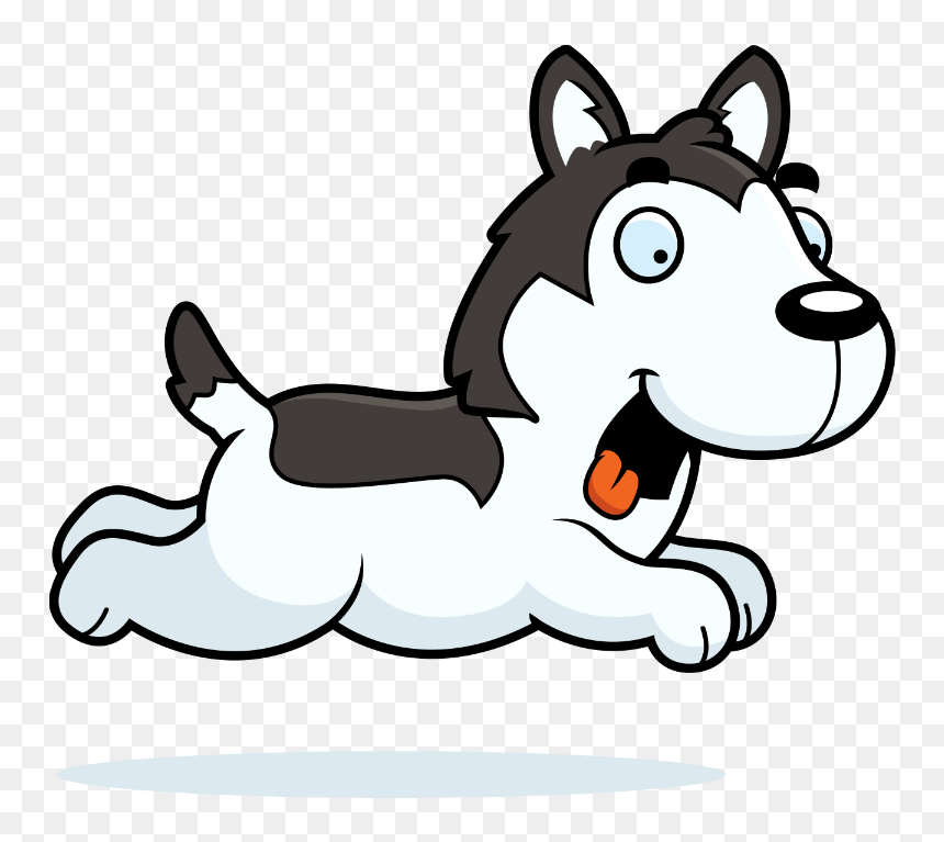 Clipart Dog Catching Ball, HD Png Download - running away png