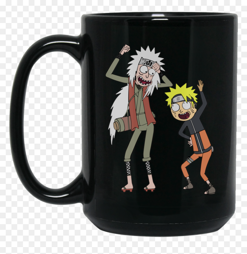 Rick And Morty Naruto And Jiraiya Coffee Mugs - Naruto And Jiraiya Rick And Morty, HD Png Download - jiraiya png
