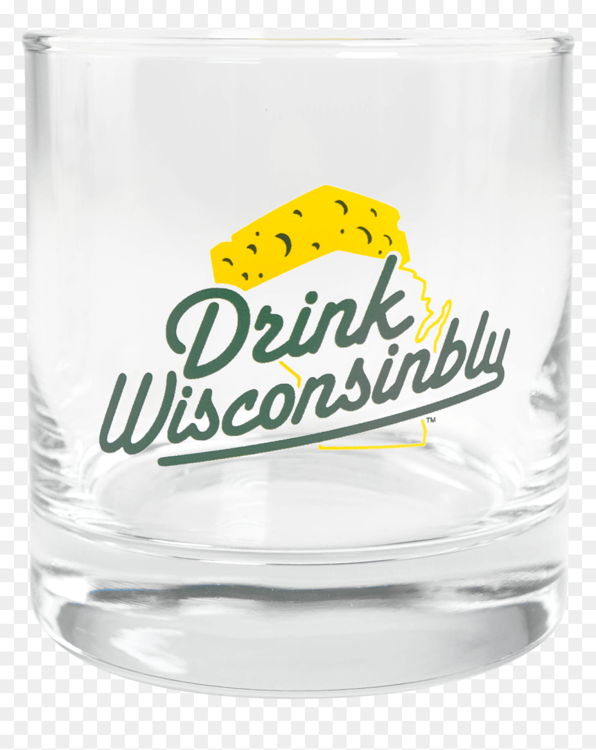 Drink Wisconsinbly "cheddarhead - Pint Glass, HD Png Download - cheesehead png