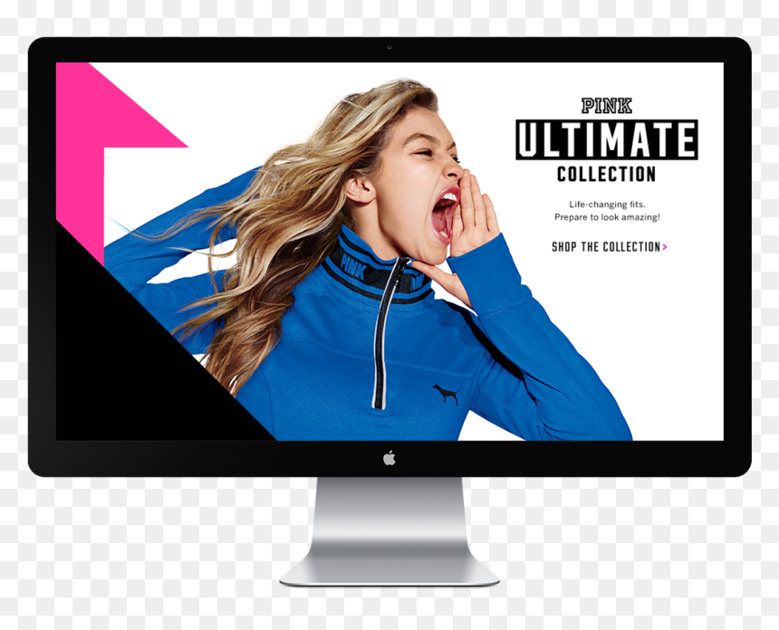 Victoria"s Secret Pink Editorials , Png Download - Led-backlit Lcd Display, Transparent Png - victoria's secret png