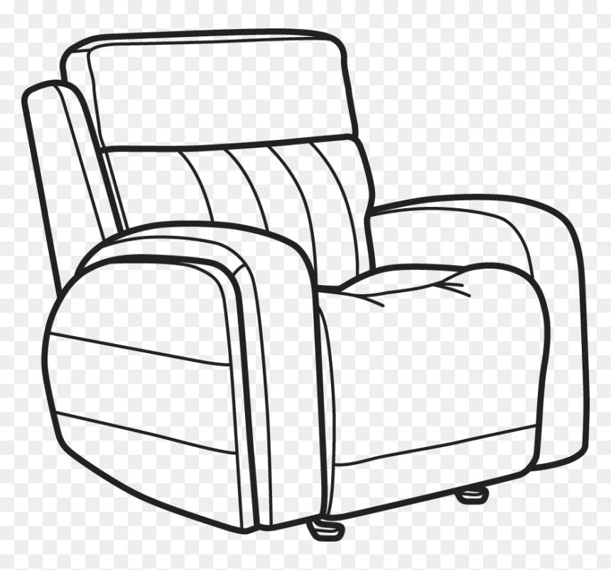 Pin Recliner Clipart - Club Chair, HD Png Download - recliner png