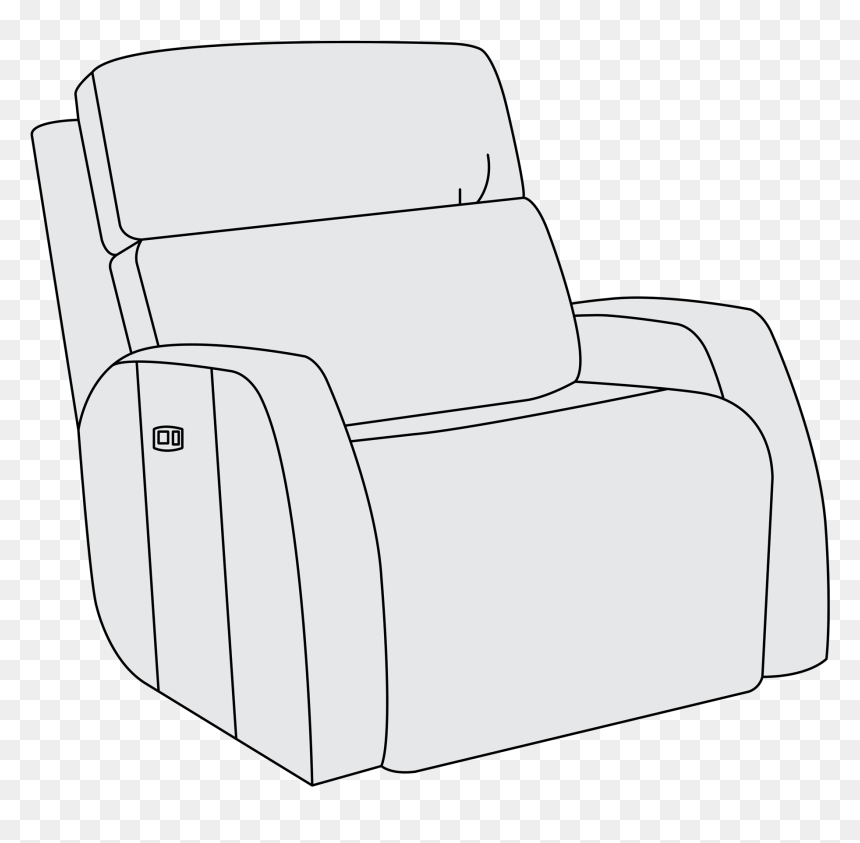 Power Motion Bernhardt - Sleeper Chair, HD Png Download - recliner png