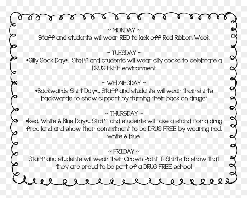 Red Ribbon Week Silly Sock Day, HD Png Download - red ribbon week png