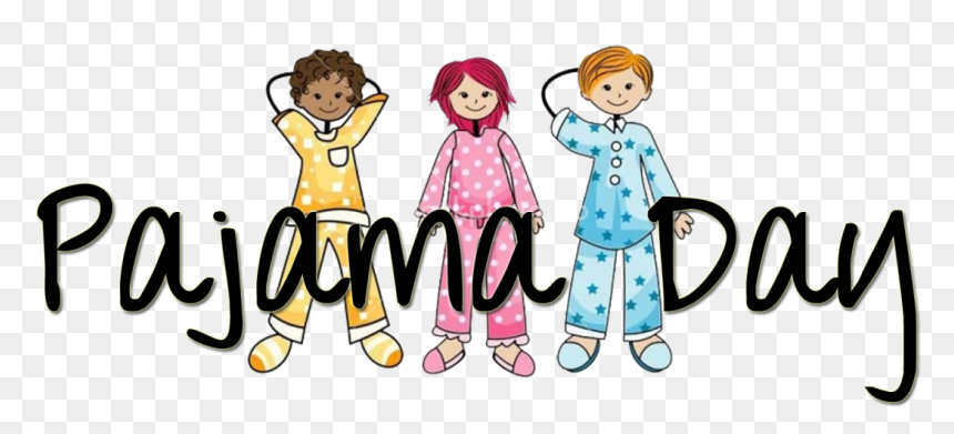 Image Result For Pajama Day Cartoon - Kids In Pajamas Clip Art, HD Png Download - red ribbon week png