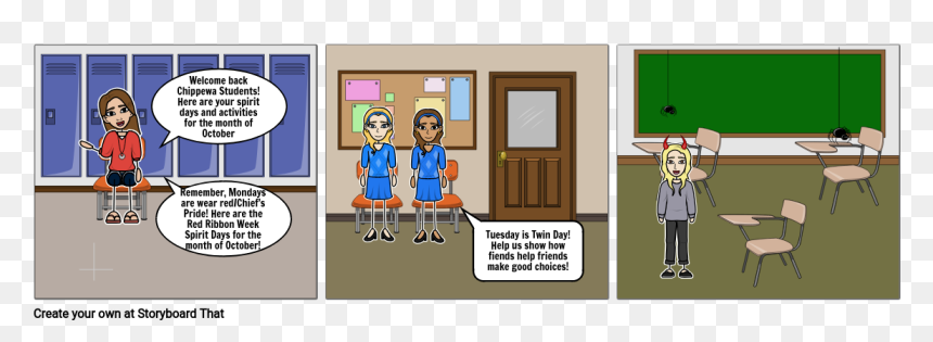 Cartoon, HD Png Download - red ribbon week png