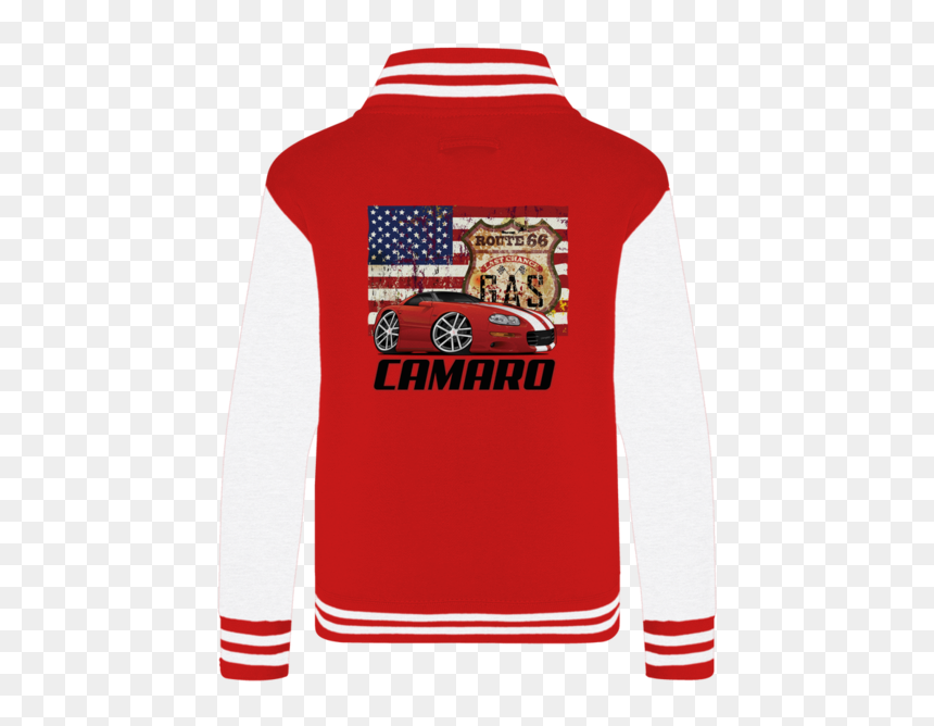 College Jacke Herren Schwarz Weiß, HD Png Download - red and white stripes png