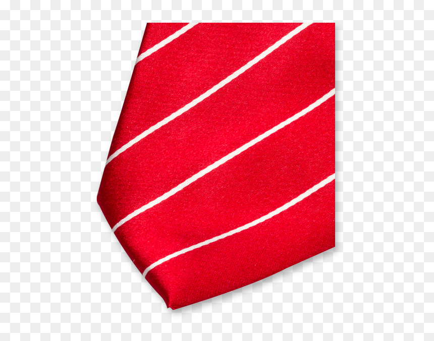 Red/white Satin Striped Tie - Parallel, HD Png Download - red and white stripes png