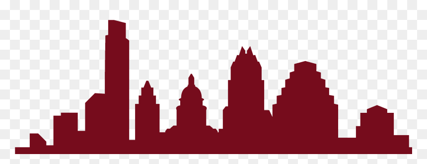 Austin Portable Network Graphics Skyline Clip Art Silhouette - Austin Skyline Clipart, HD Png Download - backyardigans png