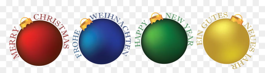 Circle, HD Png Download - christmas bulbs png