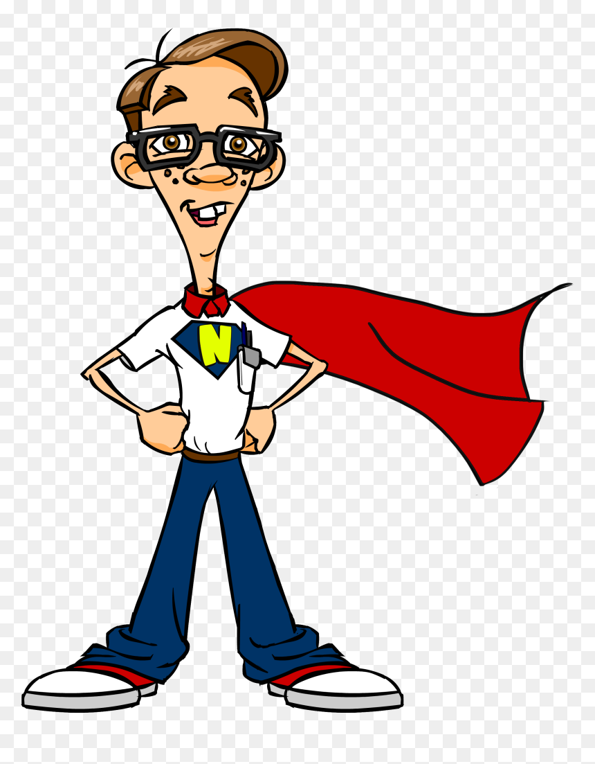 Thumb Image - Cartoon Nerds, HD Png Download - nerds png