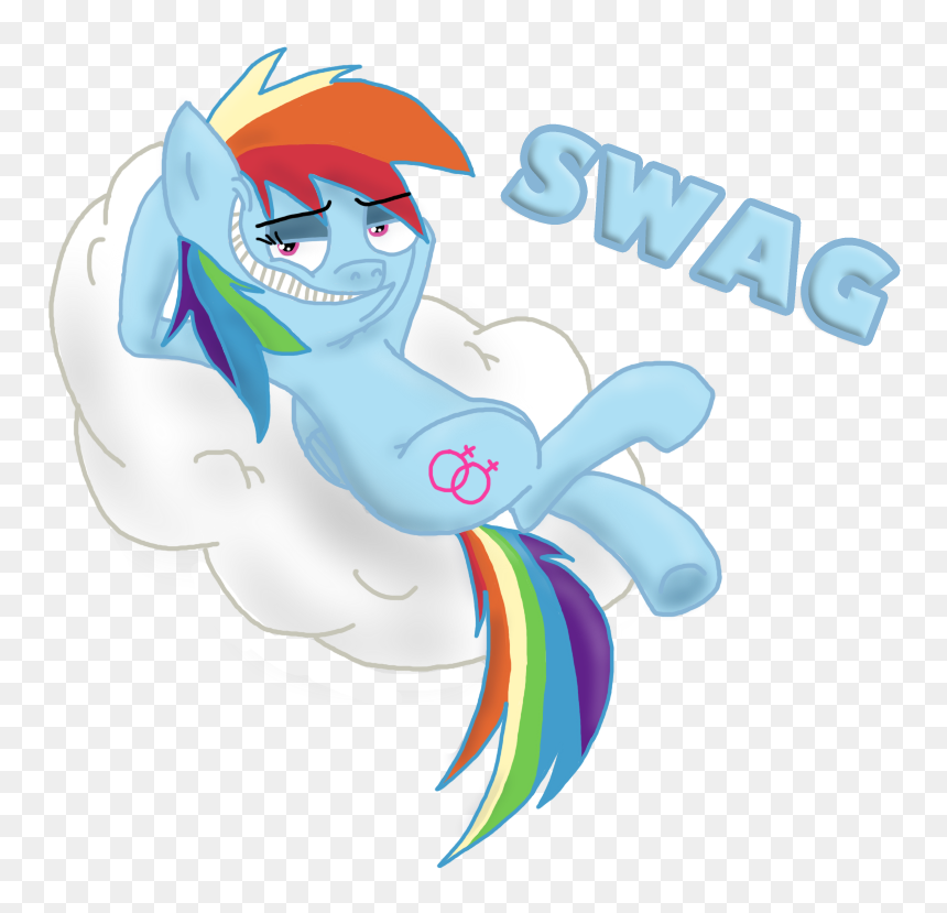 Pony Mov Rainbow Dash Cutie Mark, HD Png Download - rainbow dash cutie mark png