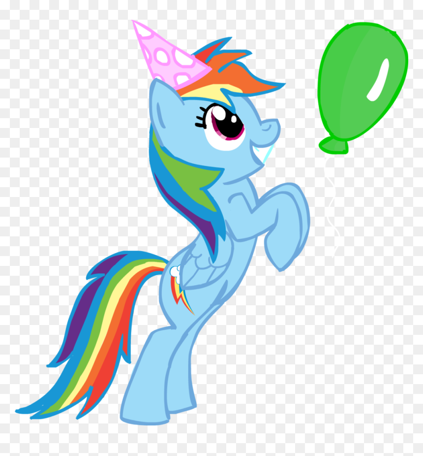 Chir-miru, Backwards Cutie Mark, Balloon, Hat, Party - Rainbow Dash Party Hat, HD Png Download - rainbow dash cutie mark png
