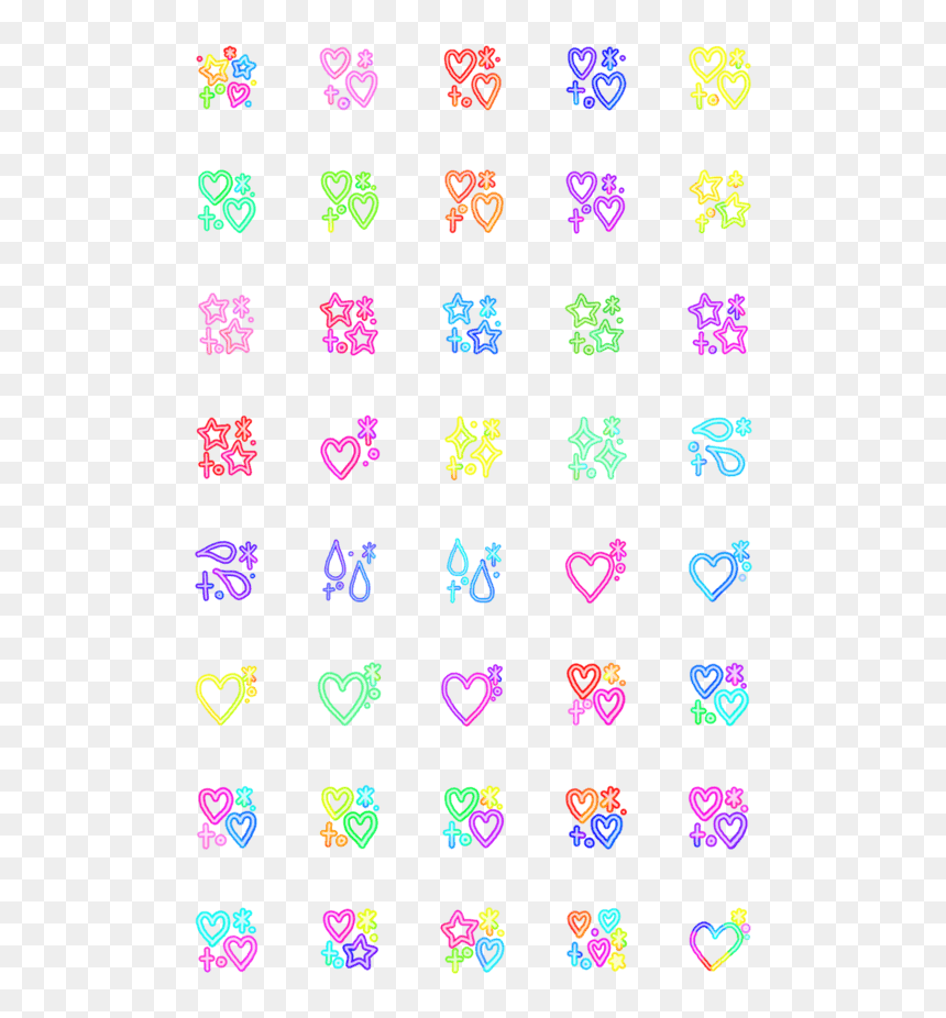 Emoji, HD Png Download - rainbow star png