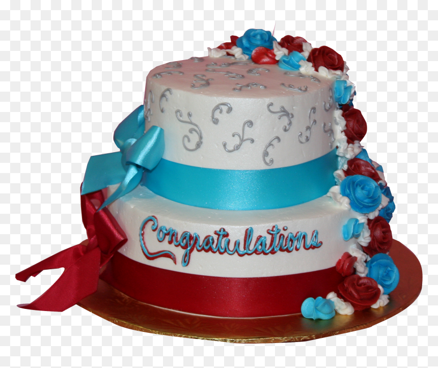 Transparent Congrats Grad Png - Graduation Cakes Red And Blue, Png Download - congrats grad png