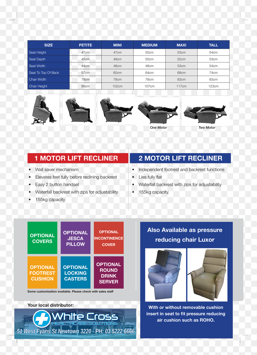 Wchs Topform Brochure 2 - Top Form Ashley Recliner, HD Png Download - recliner png