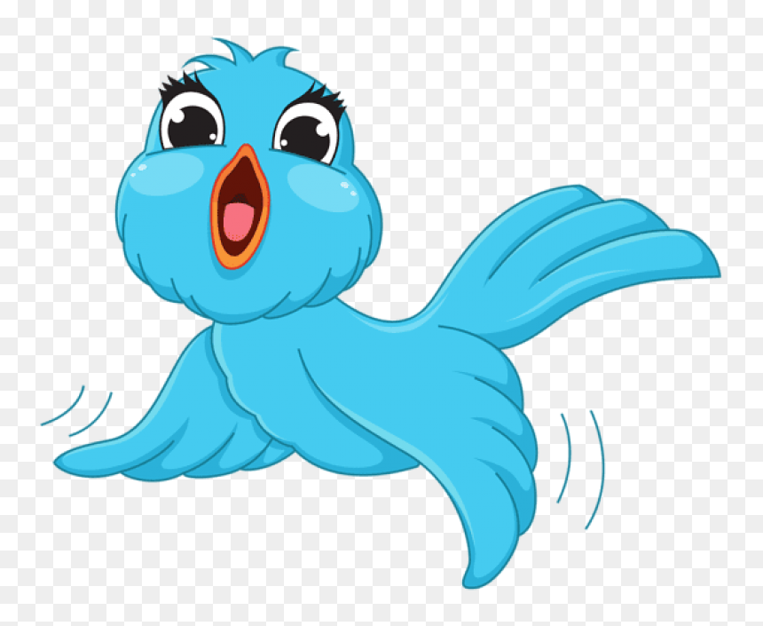 Free Png Download Transparent Blue Bird Png Cartoon - Transparent Background Cartoon Bird Png, Png Download - cute birds png