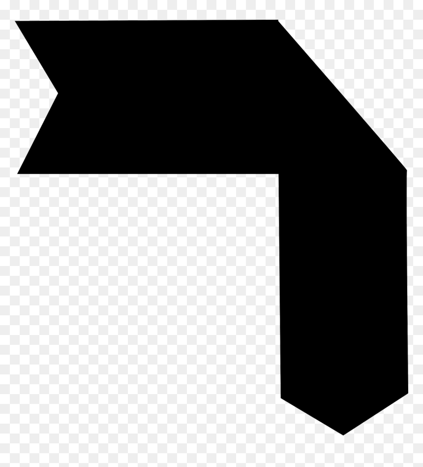 Arrow Shapes Right Down, HD Png Download - arrow shape png