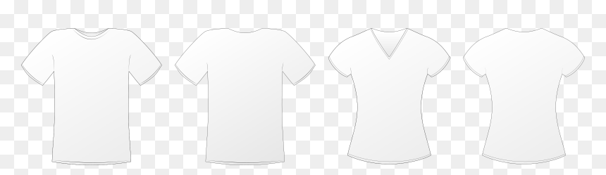 White T-shirts Mockup Clip Arts - Active Shirt, HD Png Download - t-shirts png