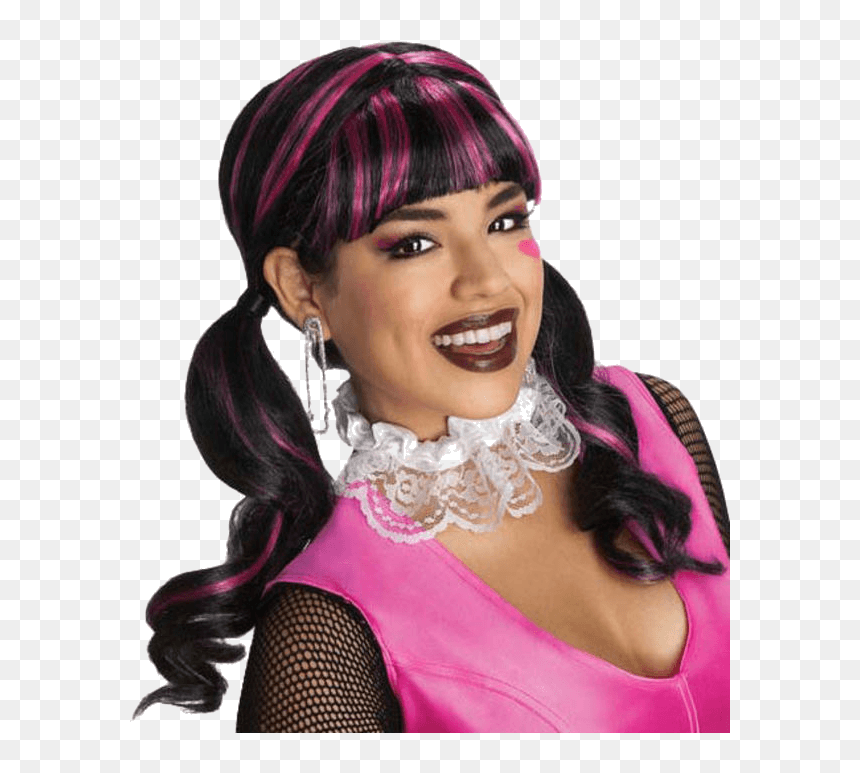 Draculaura Wig, HD Png Download - draculaura png