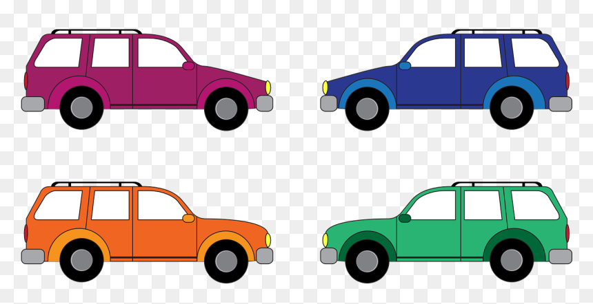 Cars Clipart No Background, HD Png Download - parked car png
