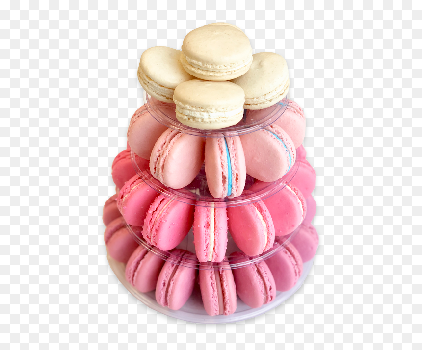 4 Tier Macaron Tower Display - 4 Tier Macaron Tower, HD Png Download - macarons png