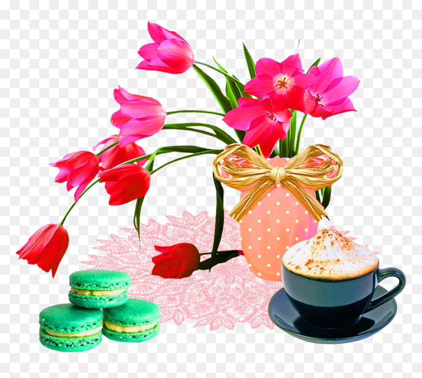 Cappuccino, HD Png Download - macarons png