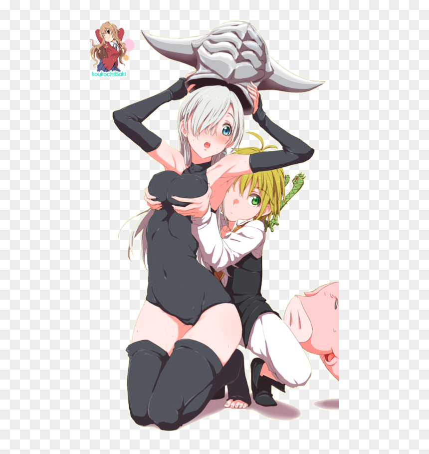 Meliodas X Elizabeth Boobs, HD Png Download - meliodas png