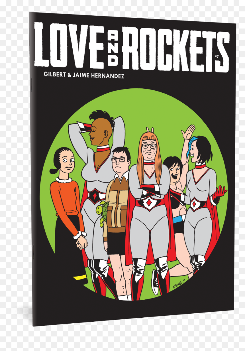 Love And Rockets #7, HD Png Download - black widow comic png