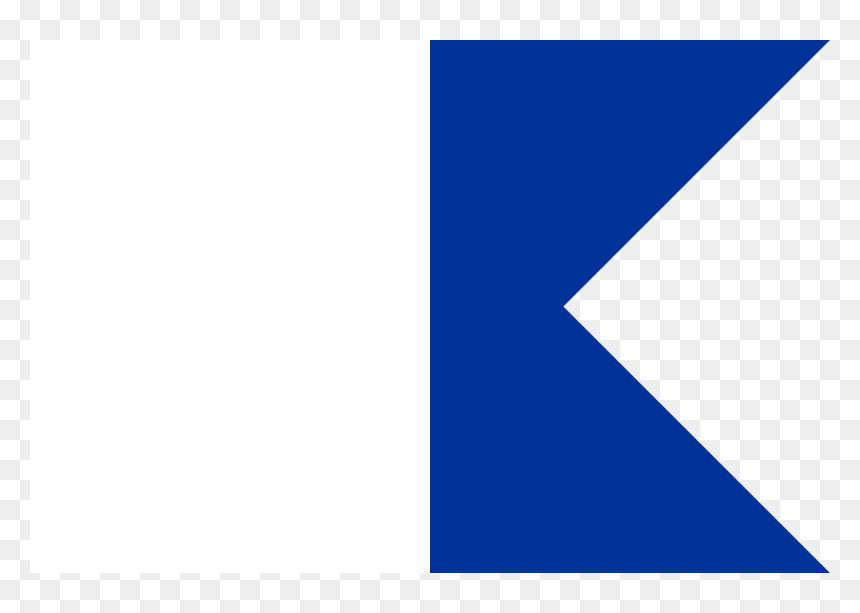 Diver Flag, HD Png Download - blue flag png