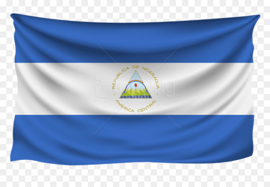 Nicaragua Map Transparent Background, HD Png Download - blue flag png