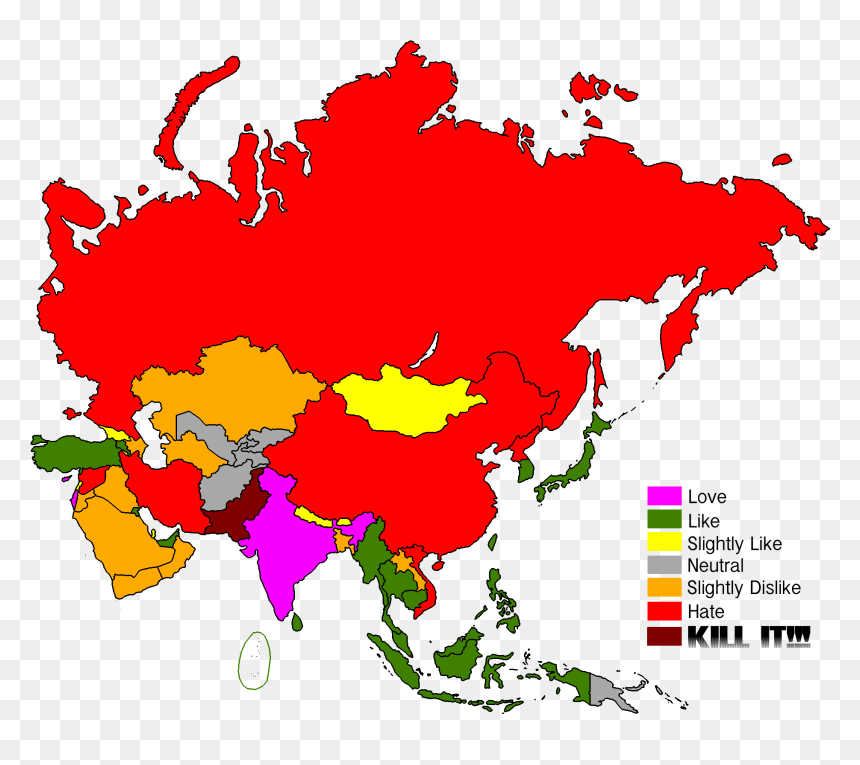 Eurasia Map Vector, HD Png Download - like dislike png