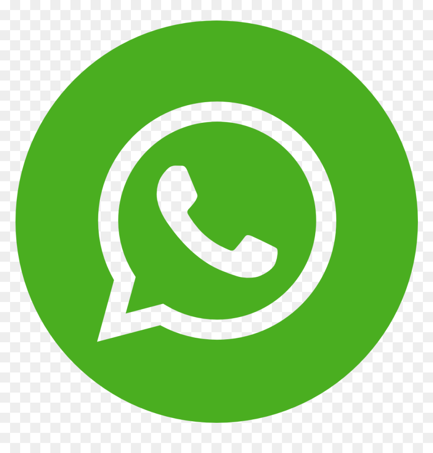 Whatsapp Logo In Circle, HD Png Download - corazones emojis png