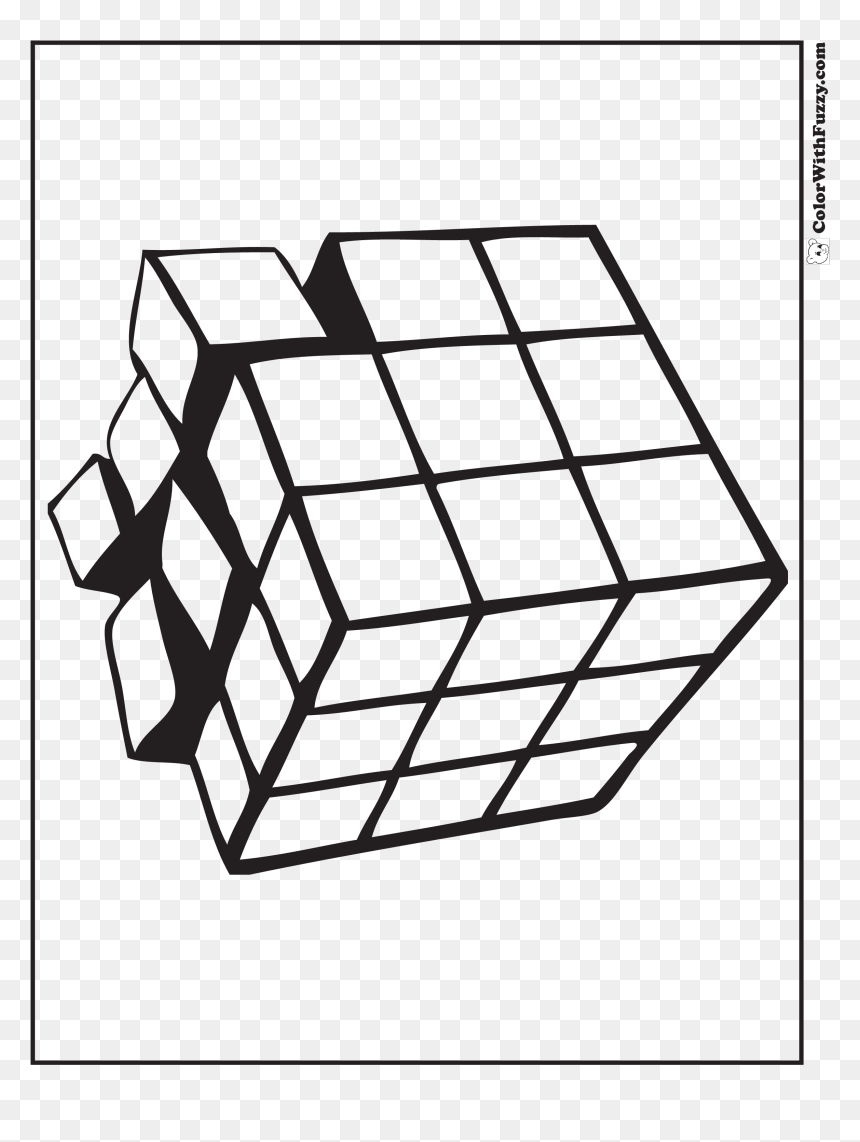 Rubik's Cube, HD Png Download - 3d square png