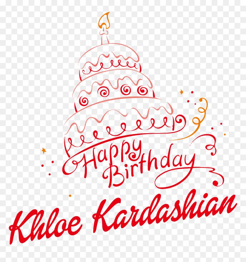 Happy Birthday Png Name, Transparent Png - khloe kardashian png