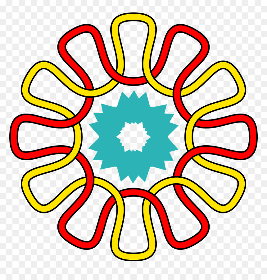 Sports Authority Of Telangana State Logo, HD Png Download - round star png