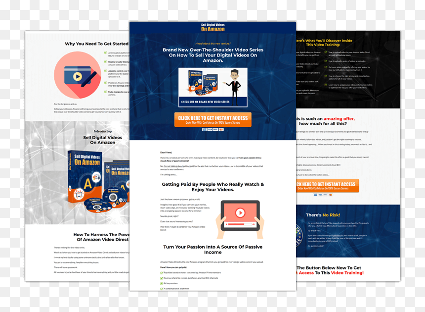 Online Advertising, HD Png Download - amazon video png
