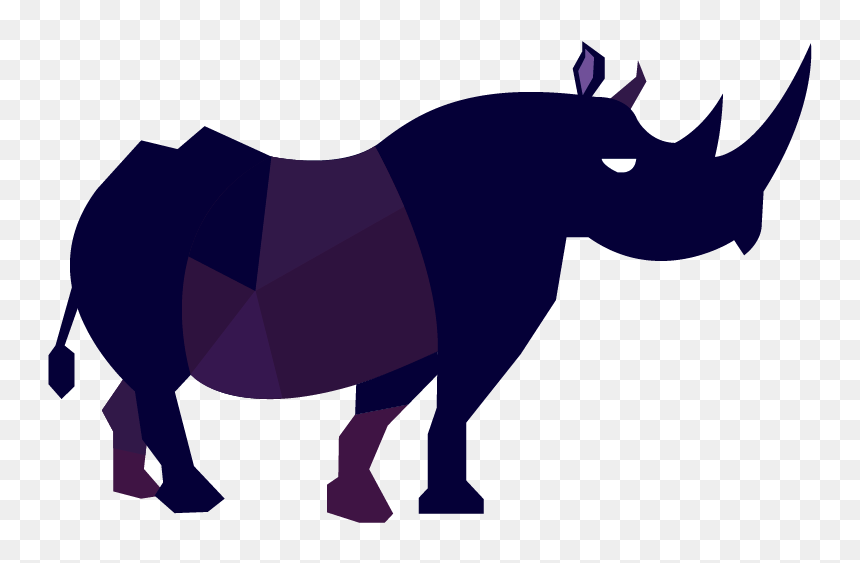 Cartoon, HD Png Download - rhinoceros png