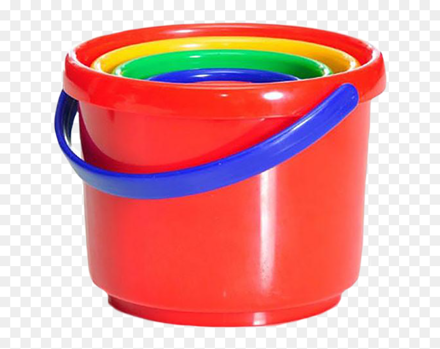 Plastic, HD Png Download - water bucket png