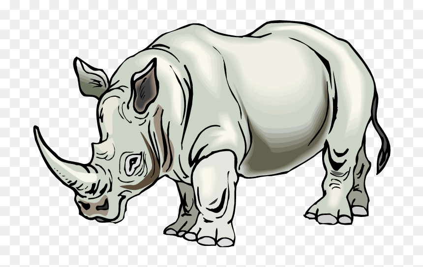 Rhino Clipart, HD Png Download - rhinoceros png