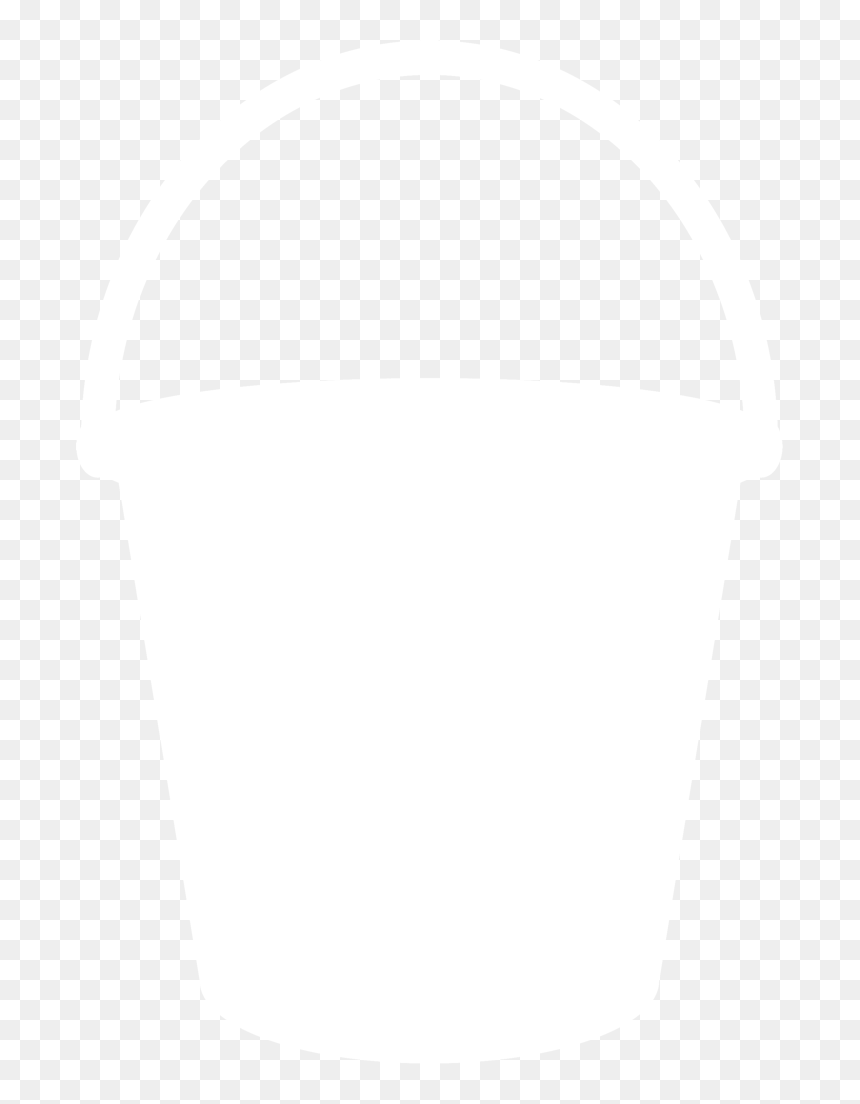 Bucket Silhouette, HD Png Download - water bucket png
