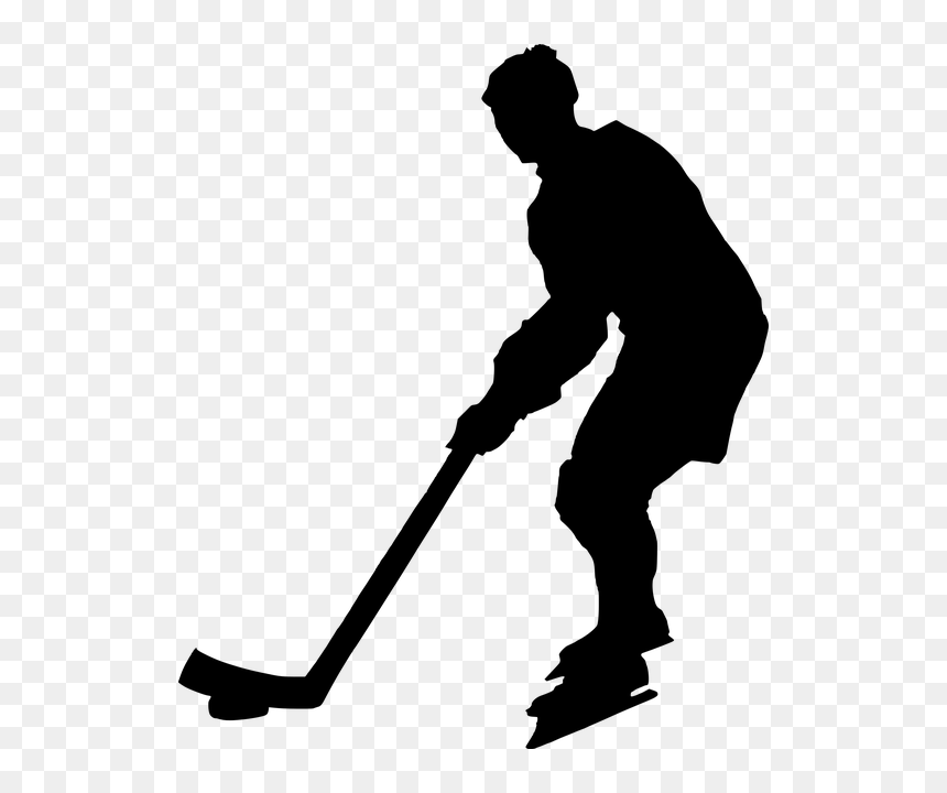 Ice Hockey Silhouette Png, Transparent Png - kid silhouette png