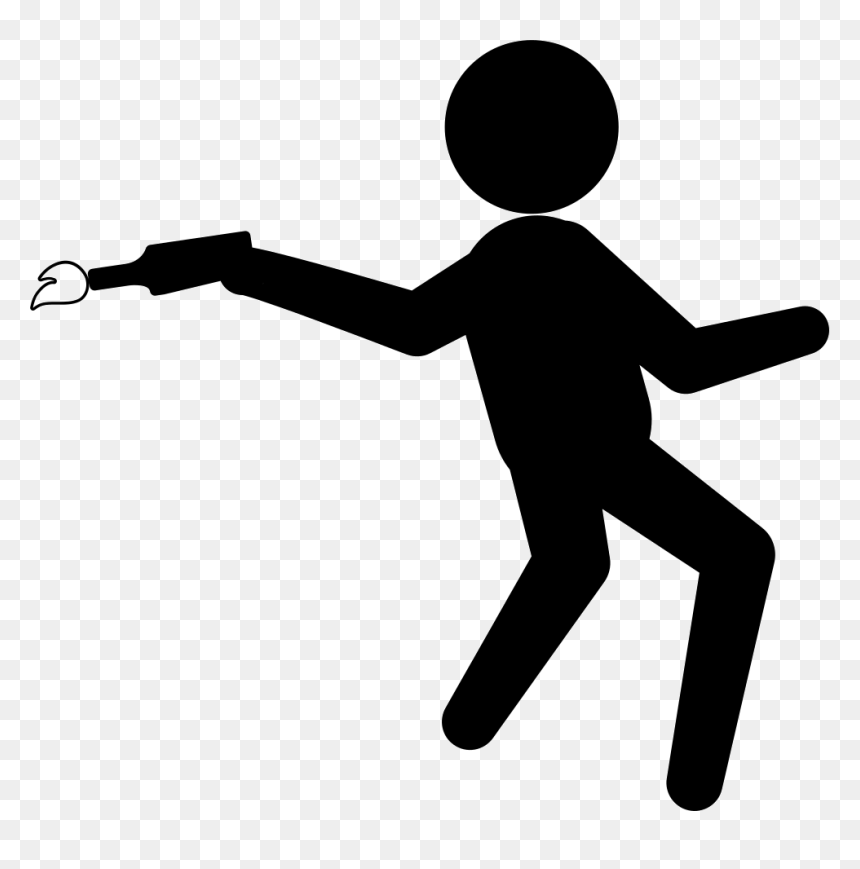 Persona Armada Icono, HD Png Download - kid silhouette png